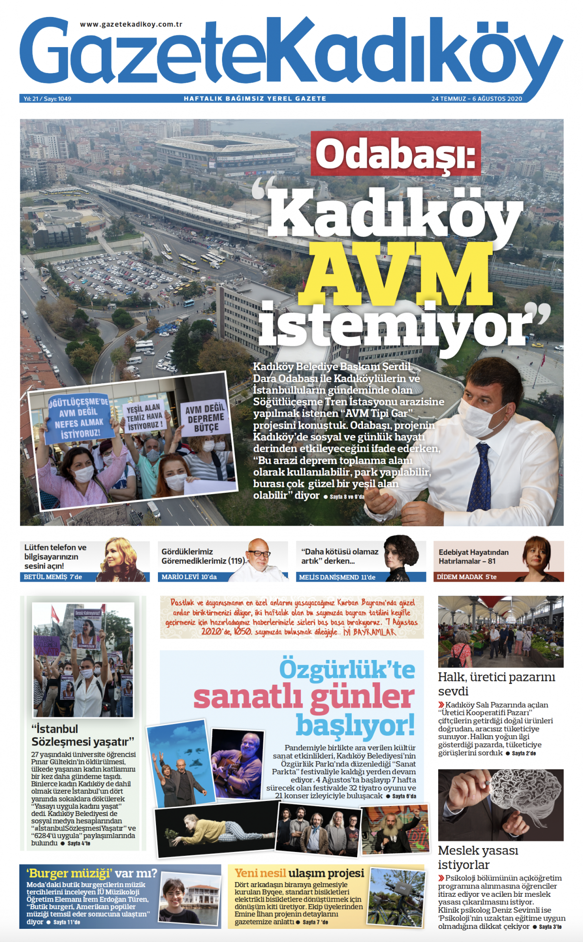 Gazete Kadıköy - 1049. Sayı